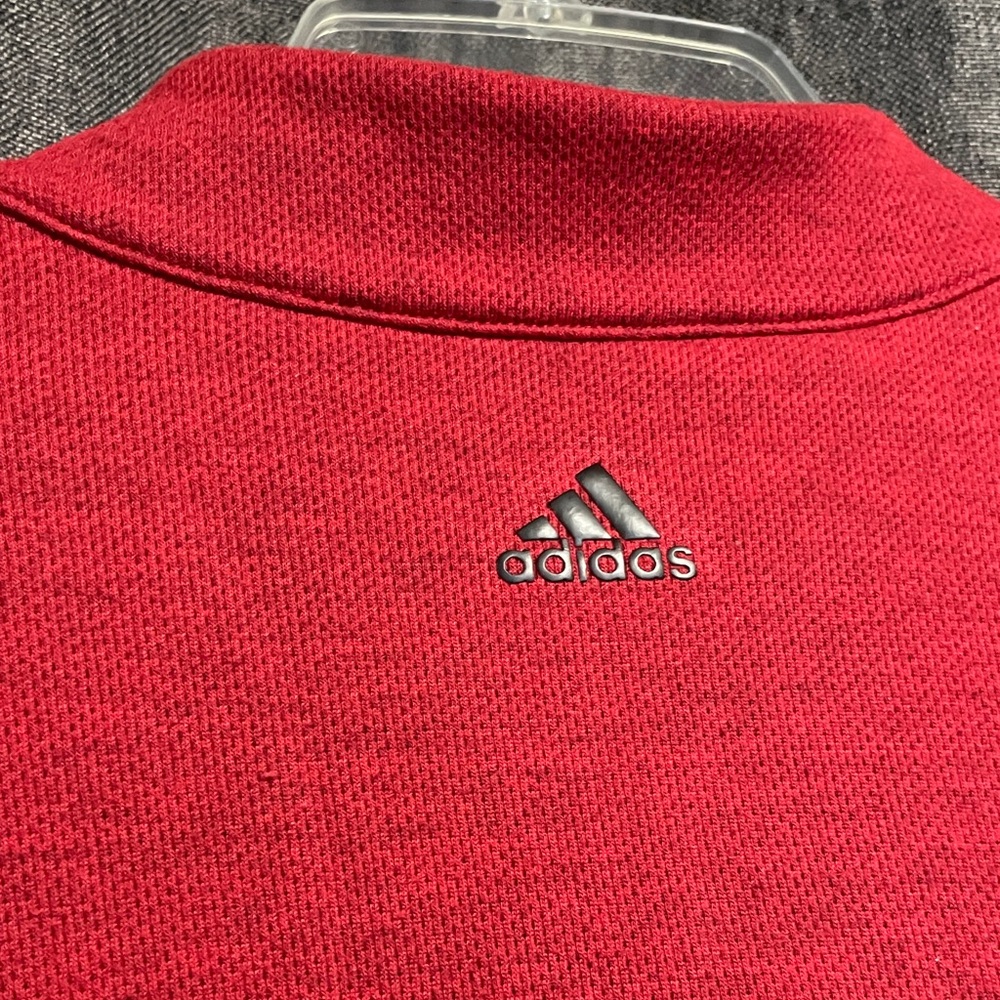 Men’s Adidas Red Quarter-Zip - Picture 9 of 10